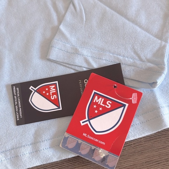 NWT [Adidas] Sporting Kansas City MLS Light Blue Long Sleeve Shirt Youth L (7) - Picture 7 of 9